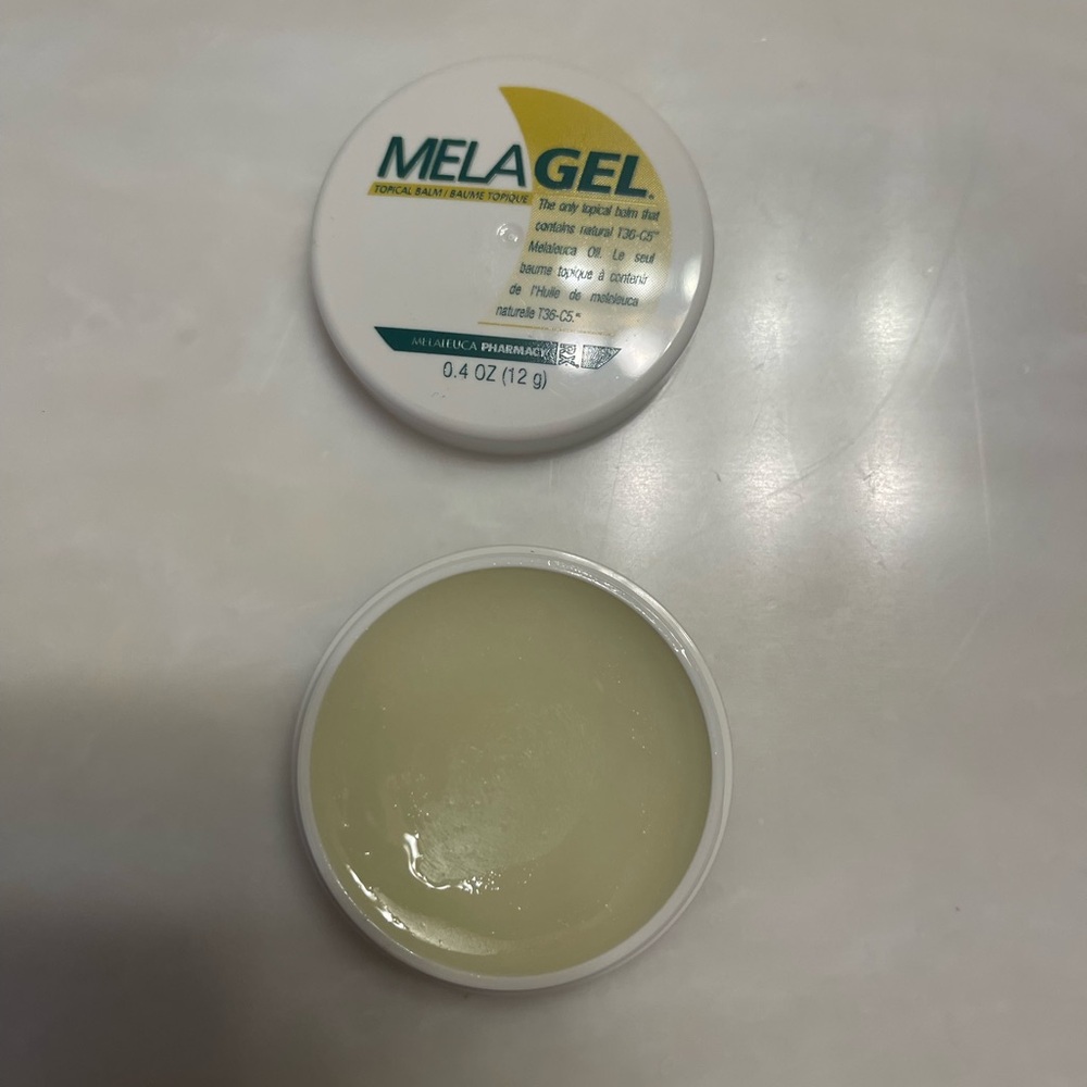 Melaleuca MelaGel Topical Balm Disc Expires 7/2025 See pictures. - Picture 2 of 3